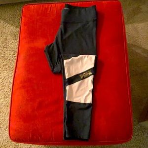 Large yoga ‘pink’ pant grey, baby pink and gold colored